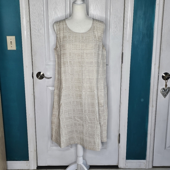 NWT Eileen Fisher Sleeveless Dress Medium - Picture 13 of 14